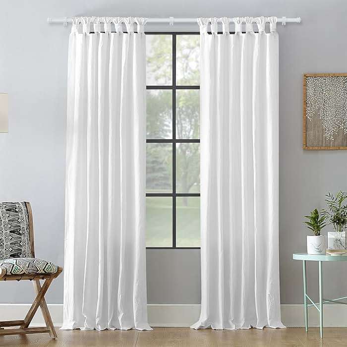 Curtain Rods 5/8 inch Curtain Rods for Windows 30 to 116 Inch with Brackets Easy to Install for Bedroom Living room Kitchen,White - Image 2