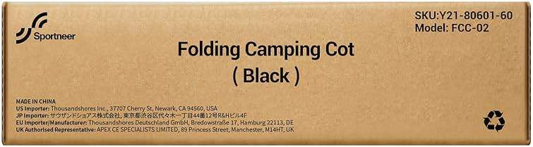 Sportneer Camping Cot: 78.3"x28.7"x14.6" Comfort Cot Bed for Camping Traveling Guest Bed, Sleeping Cots for Adults with Side Pockets & Storage Bag - Ease of Assembly, Support 330 Lbs - Image 8