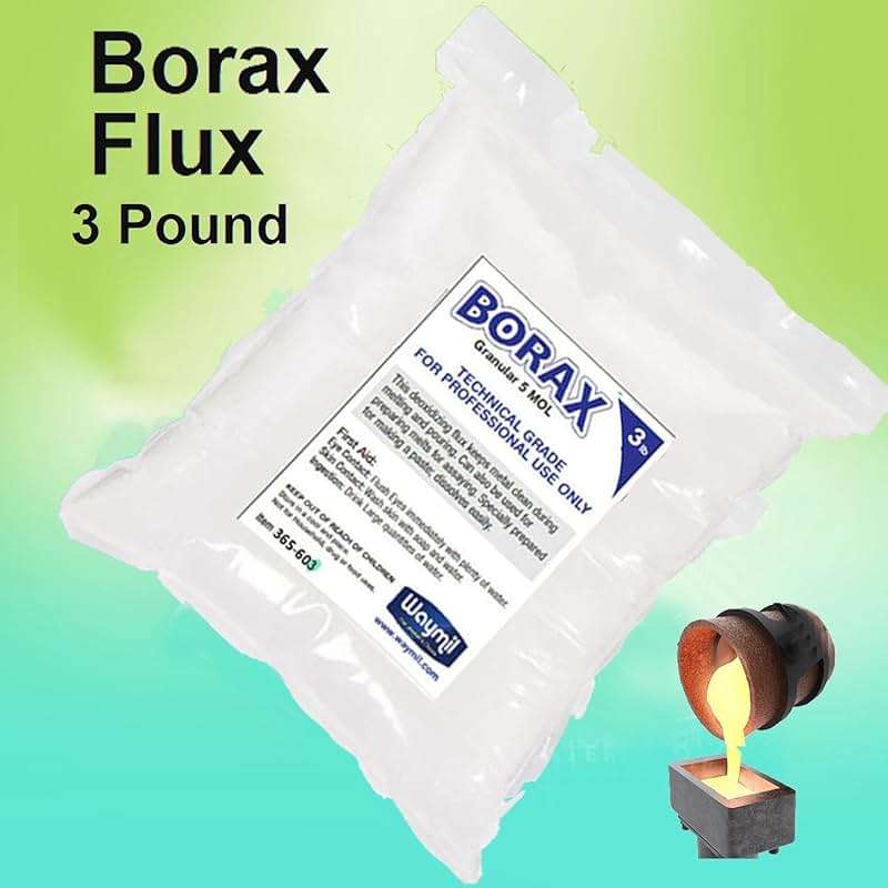 3 lb Borax Flux Glaze Crucibles Melting Gold Silver Melting Soldering, Casting Jewelry Porfessional USE - Image 4