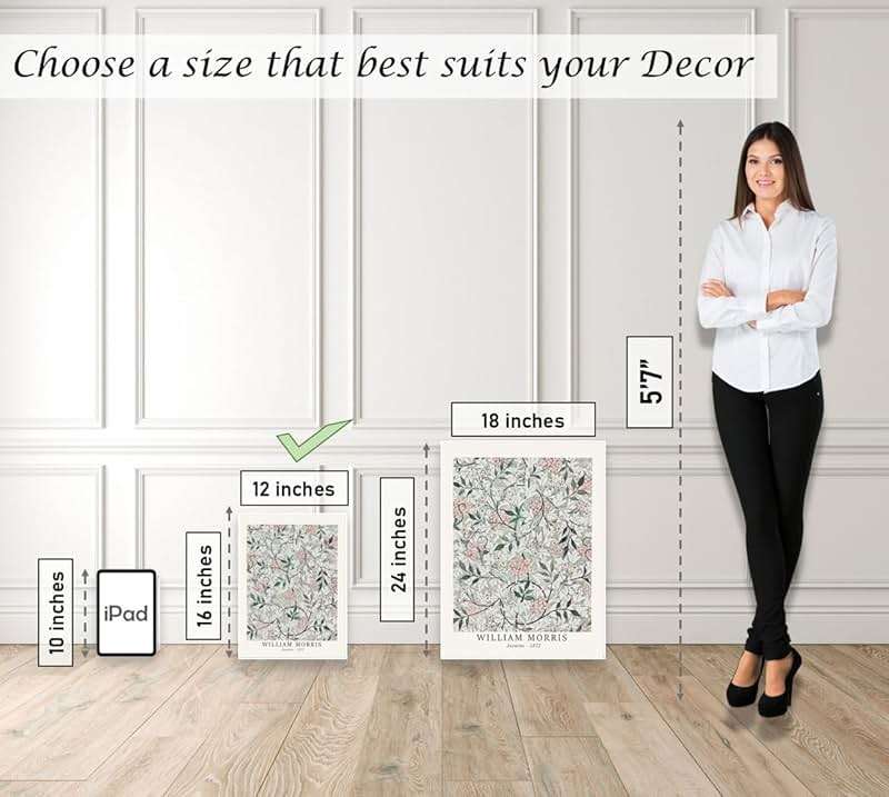 Induslyfe Framed Sage Green Vintage Wall Art Canvas Decor Set of 3, Matisse Prints Posters Mid Century Modern Art, Aesthetic Floral Botanical Wall Art for Bedroom, Living Room, Bathroom 12x16 - Image 2