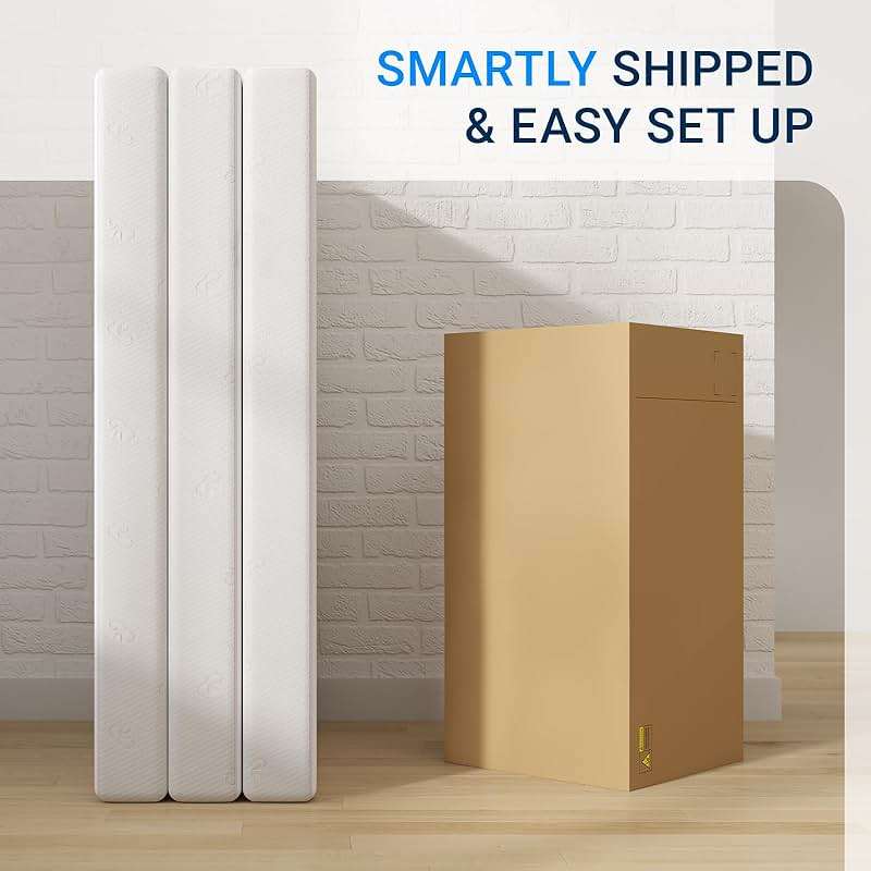 Avenco Folding Mattress Topper, 4 Inch Trifold Mattress, Twin Size Folding Mattress for Indoors, RV/Camper Van, Travel, Camping, Guest Room-Breathable Cover & Non-Slip Bottom - Image 7