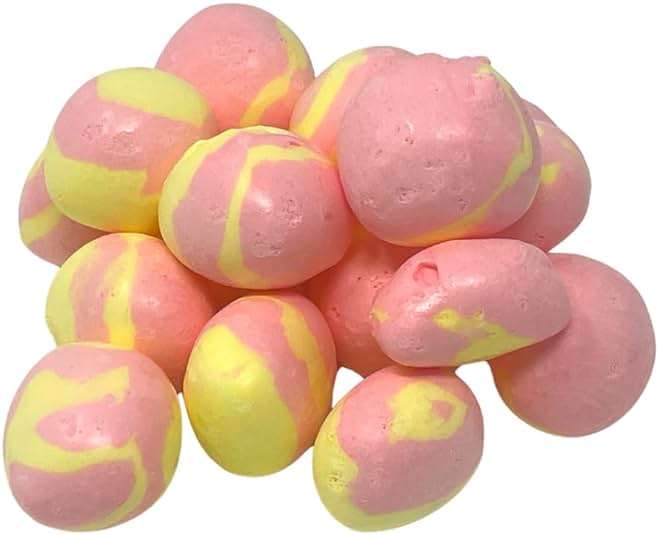 Freeze Dried Strawberry Banana Taffy Candy 2 oz - Delectable and Crunchy Banana Taffy Candy for Sweet Tooth Enthusiasts - Amazing Freeze Dried Candy - Shipped in Box - Image 3
