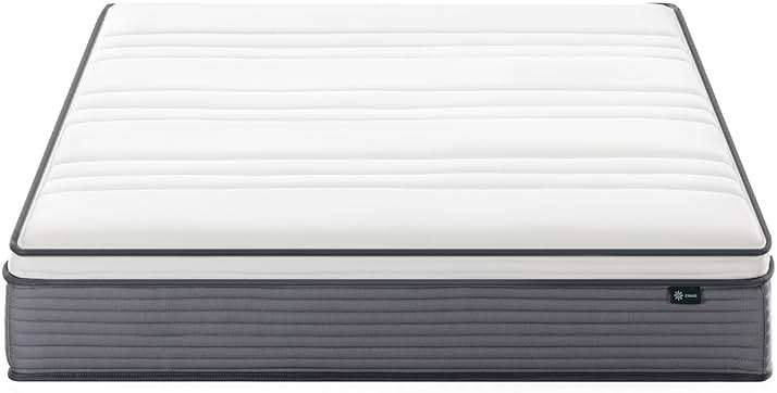 ZINUS 10 Inch True Support Hybrid Mattress [New Version], Queen, Fiberglass Free, Medium Feel, Motion Isolation, Certified Safe Foams & Fabric, Mattress in A Box - Image 11