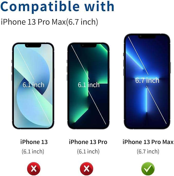 ACANDYA for iPhone 13 Pro Max Case Wallet Clear Protective Phone Case with Credit Card Holder Heavy Duty Protection Shockproof Anti-Scratch Anti-Yellow Cover for iPhone 13 Pro Max 6.7 inch Transparent - Image 2