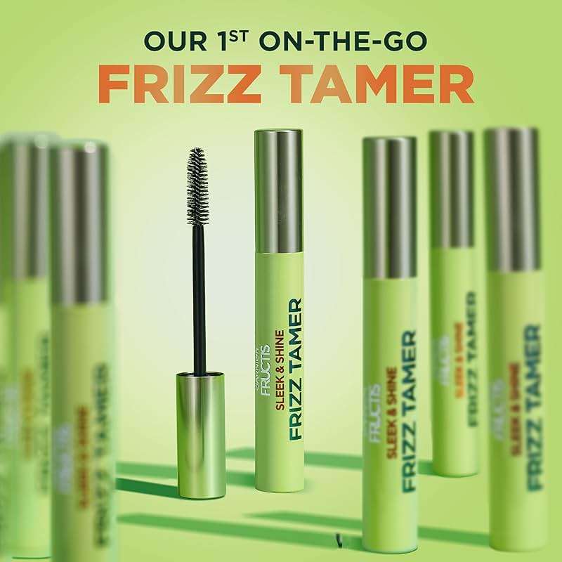 Garnier Fructis Sleek & Shine Frizz Tamer Hair Serum Wand, Flyaway Wand and Hair Mascara Stick, Tame Flyaways Smooth Frizz & Style Edges For Up to 12HRs of Sleek, Slick Back Styling, 0.27 fl oz - Image 8