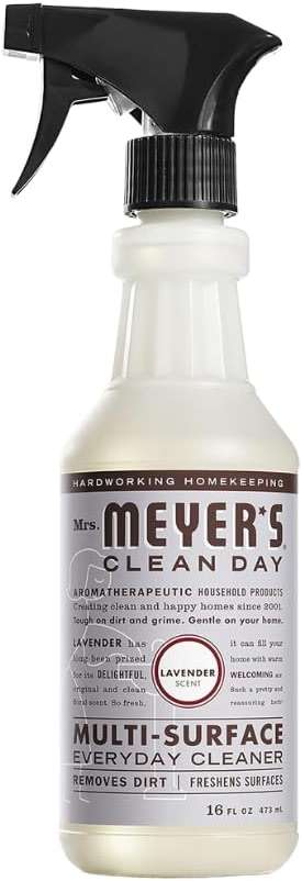 Mrs. MEYER'S CLEAN DAY Variety, 1 Room Freshener, 8 OZ, 1 Liquid Hand Soap, 12.5 OZ, 1 Liquid Dish Soap, 16 FL OZ, 1 Multi-Surface Cleaner, 16 OZ, 1 Toilet Bowl Cleaner, 24 OZ, 1 CT (Lavender) - Image 5