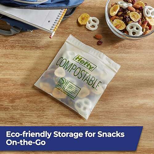 Hefty® Compostable Press-To-Close​ Sandwich 50 Count - Image 4