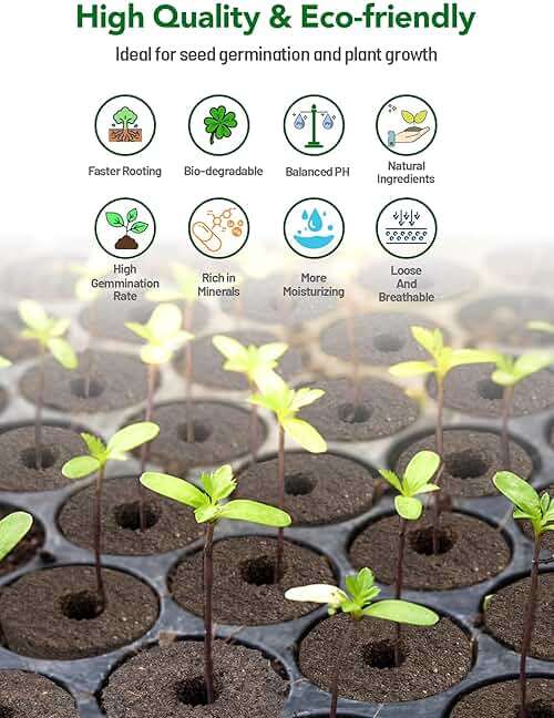 Growell Grow Sponges, 120 Pack Hydroponic Pods, Seed Pods Replacement Sponges Compatible with Aerogarden and Others, Hydroponic sponges for All Indoor Hydroponics Growing System - Image 4