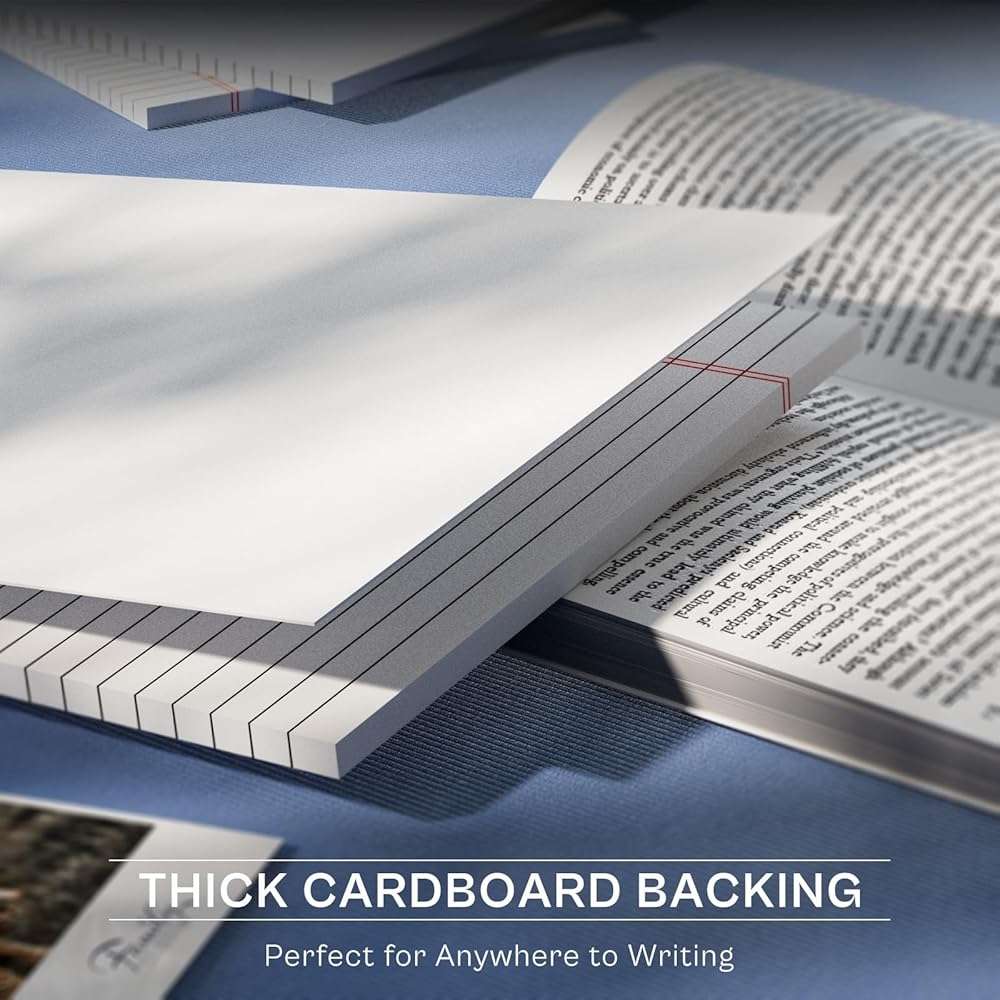 Legal Pads 8.5 x 11 Writing Pads, 3 Pack Note Pads 8.5 x 11 Wide Ruled Pads of Paper, Micro Perforated Notepad 8.5'' x 11'' Lined Paper Pads, Thickness Paper with Strong Cardboard, 30 Sheets per Pad - Image 6