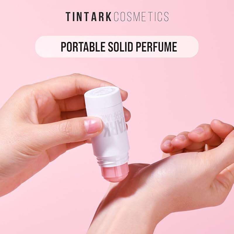 Tintark Solid Perfume, Eau de Parfum for Women & Men - Infused with Turkish Rose, Raspberry Blossom, and Pink Pepper - Woody Floral Scent - Long Lasting Fragrance Balm, Travel Size 0.53oz - Image 6