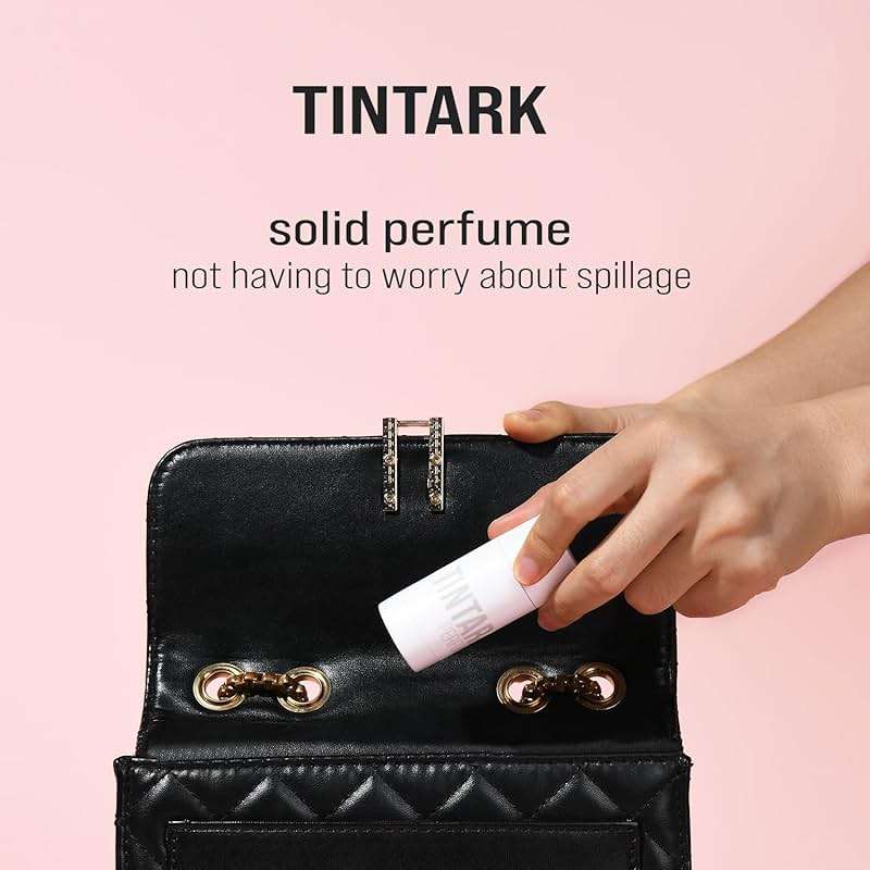Tintark Solid Perfume, Eau de Parfum for Women & Men - Infused with Turkish Rose, Raspberry Blossom, and Pink Pepper - Woody Floral Scent - Long Lasting Fragrance Balm, Travel Size 0.53oz - Image 7