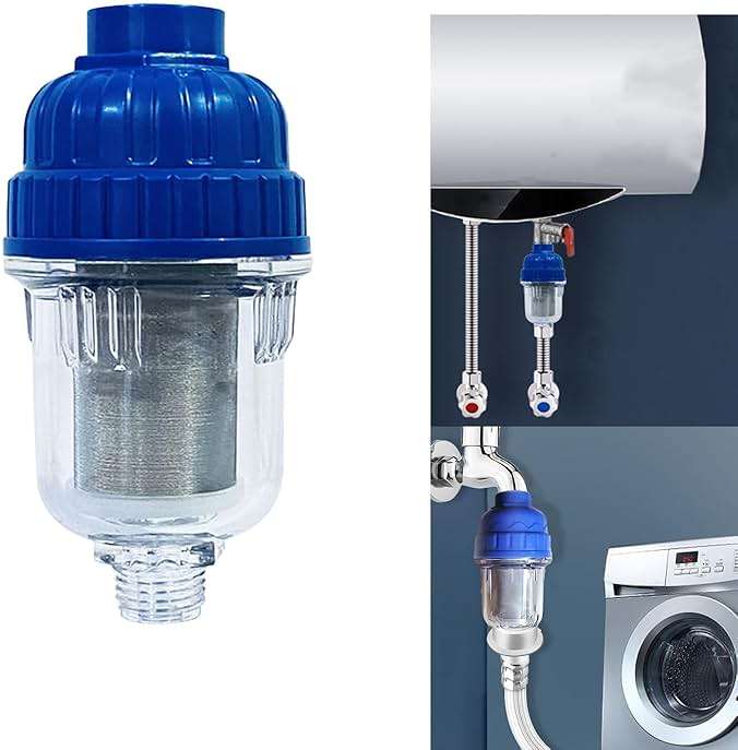 Hard Water Shower Filters,Showerhead Filters for Filtering Sediment and Other Impurities,High Output Household Tap Water Purifiers for Kitchen Bathrooms, Shower Water Filter Softener(Blue) - Image 1