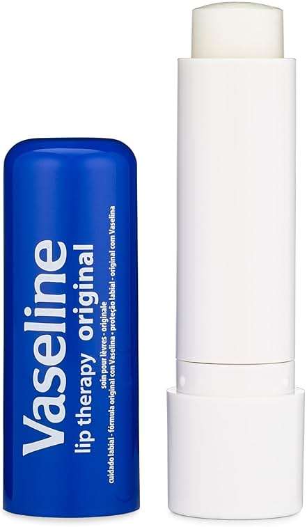 Vaseline Lip Therapy Care Original, Fast-Acting Nourishment, Ideal for Chapped, Dry, Cracked, or Damaged Lips, Lip Balm, 2-Pack of 2, 0.16 Oz Each, 4 Lip Balms - Image 3