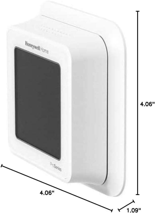 Honeywell TH6220WF2006/U Lyric T6 Pro Wi-Fi Programmable Thermostat with Stages Up to 2 Heat/1 Cool Heat Pump or 2 Heat/2 Cool Conventional with Large Wall Plate & Extended Warranty - Image 2