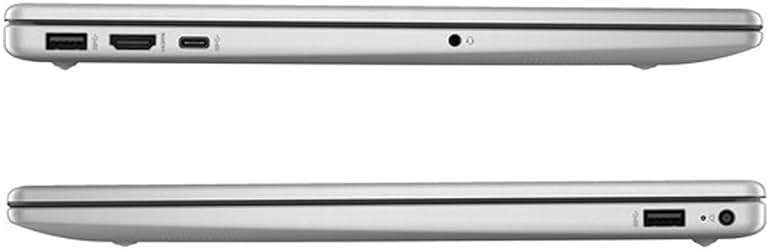 HP 15.6" Portable Laptop, HD Display, Intel Quad-Core N200 Processor, 16GB RAM, 128GB Storage, Wi-Fi 6, Webcam, HDMI, Numeric Keypad, Windows 11 Home, Silver - Image 5