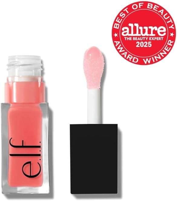 e.l.f. Glow Reviver Lip Oil, Nourishing Tinted Lip Oil For A High-shine Finish, Infused With Jojoba Oil, Vegan & Cruelty-free, Pink Quartz - Image 2