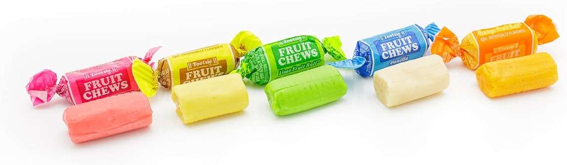 FRUIT CHEWS Candy 2 lb – Individually Wrapped (136 Pieces), Bulk Bag, 5 Assorted Flavors, Soft & Fruity, Gluten & Peanut Free - Image 6