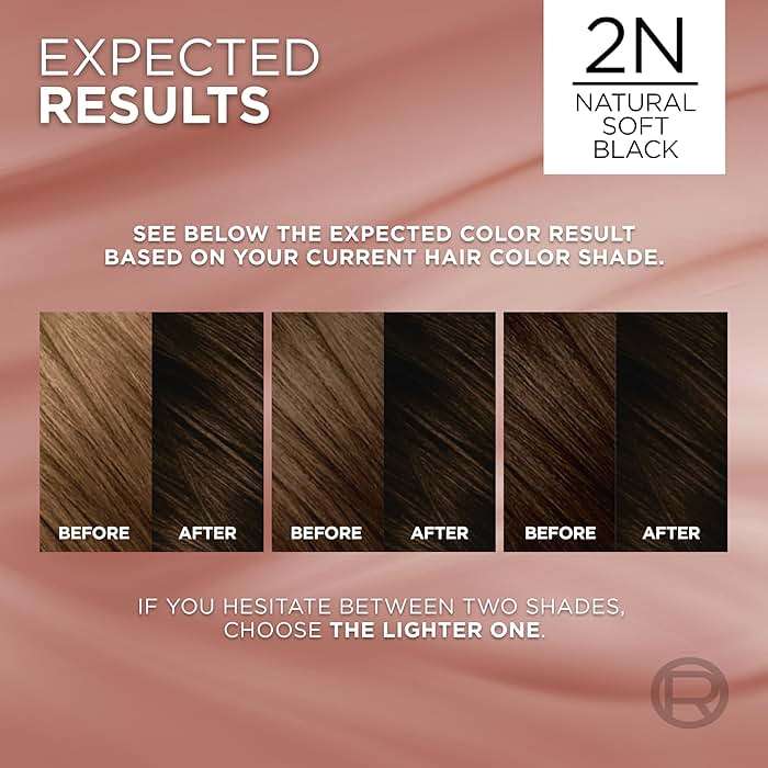 L’Oreal Paris Excellence Universal Nudes Permanent Hair Color, Ammonia Free Hair Dye for Gray Hair Coverage, 2N Natural Soft Black, 1 Hair Dye Kit - Image 3