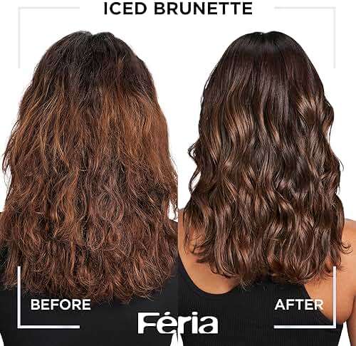 L’Oreal Paris Feria Toner, Long Lasting Anti-Brass Hair Toner for Brunettes, Vegan and Ammonia-Free Hair Care Formula, Iced Brunette, 1 Kit - Image 3