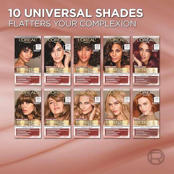 L’Oreal Paris Excellence Universal Nudes Permanent Hair Color, Ammonia Free Hair Dye for Gray Hair Coverage, 1N Natural Black, 1 Hair Dye Kit - Image 7
