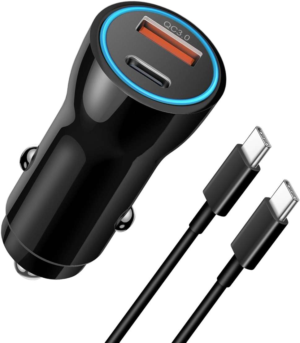iPhone 17 16 15 Car Charger, [Apple MFi Certified] USB C Car Charger 43W Fast Charging with 3.3 FT Type C to C Cable, USB Car Adapter for iPhone 17/17 Pro/17 Pro Max/Air/16/15 - Image 1