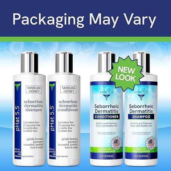Sulfate-Free and Fragrance Free Shampoo and Conditioner Set, Safe for Seborrheic Dermatitis, To Soothe Dry and Itchy Scalp - Anti-Dandruff Shampoo and Conditioner for Dry Scalp (16oz) - Image 2