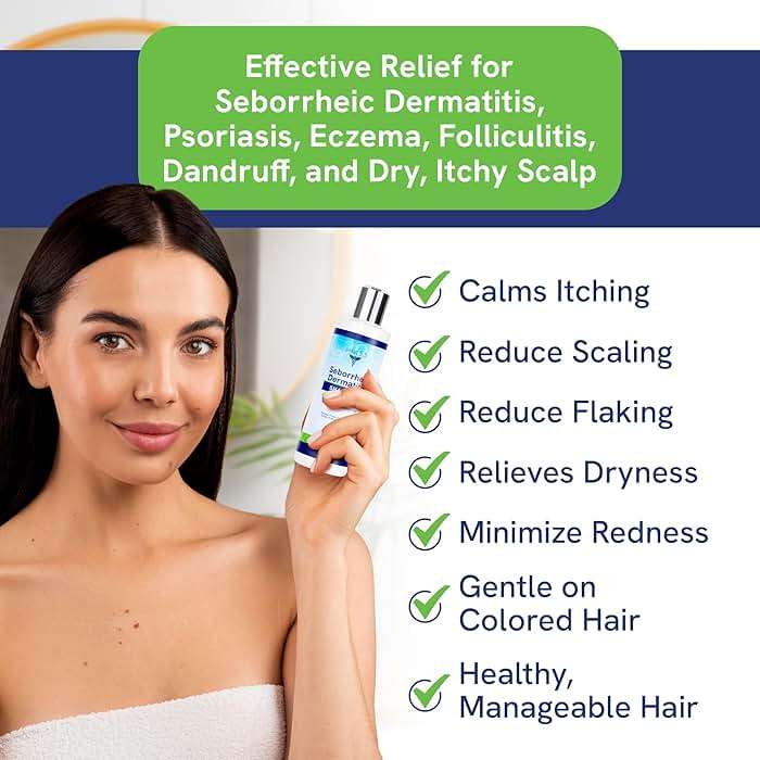 Sulfate-Free and Fragrance Free Shampoo and Conditioner Set, Safe for Seborrheic Dermatitis, To Soothe Dry and Itchy Scalp - Anti-Dandruff Shampoo and Conditioner for Dry Scalp (16oz) - Image 6