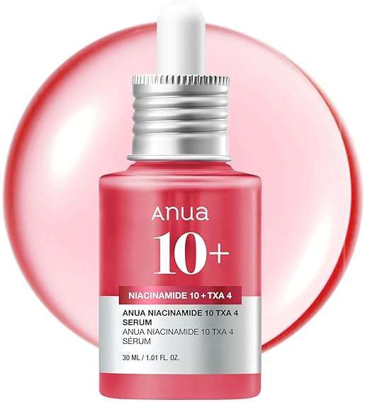 Anua Niacinamide 10 + TXA 4 Serum, Dark Spot Care, Hyaluronic Acid, Tranexamic Acid, Lightweight & Hydrating All-in-One Daily Facial Serum for Glass Skin, Korean Skincare, 1.01 fl.oz - Image 1