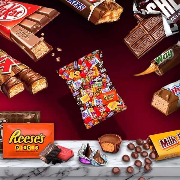 Bulk Chocolate Assortment Variety Pack - Chocolate Candy Variety Pack - 5 lb Bag of Mixed Bulk Chocolate, Milk Chocolate, Dark Chocolate, Bars and more! Bulk Candy Mix for Candy Bags - Candy - Chocolate (5 LBS) - Father's Day - Image 6