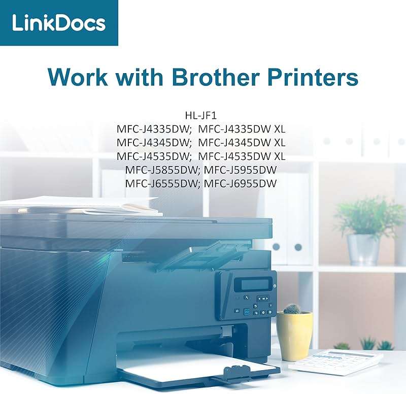 LinkDocs LC406 Ink Cartridges Compatible Replacement for Brother LC406 LC406XL Compatible with Brother MFC-J4535DW MFC-J4345DW MFC-J4335DW MFC-J5855DW MFC-J5955DW MFC-J6555DW (4 Color) - Image 3