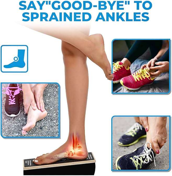 ARCHAEUS Athletic Balance Boards,Slant Board,Wobble Board,Balance Wedge for Condition Your Body and Prevent Injury - Image 3