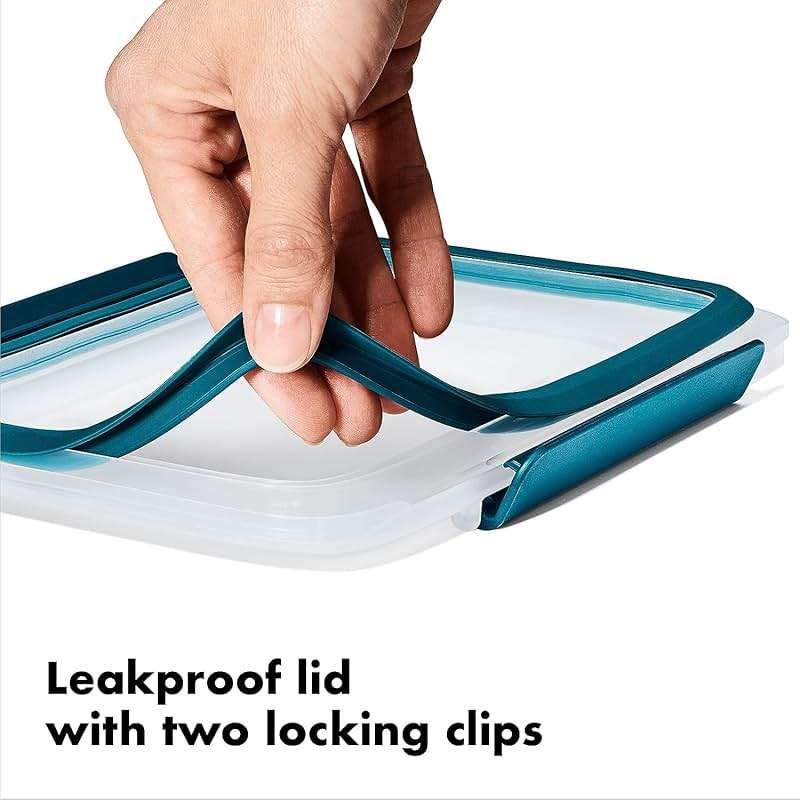 OXO Good Grips Prep & Go Container with Colander 1.9 Cup/0.45 L - (Pack of 4) Leakproof Food Storage for Rinsing & Storing Fruits & Veggies - Image 5