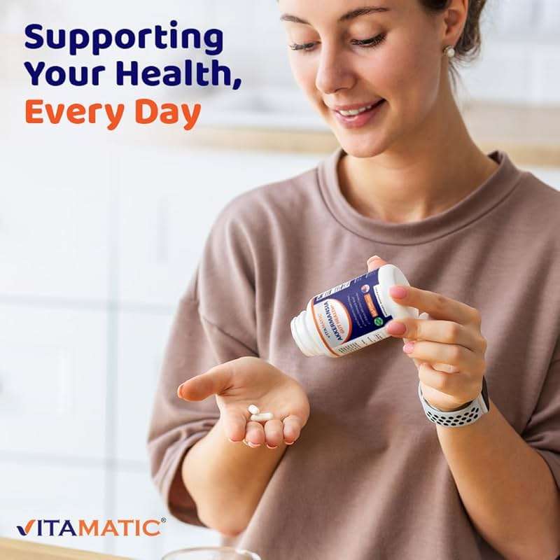 Vitamatic Akkermansia Muciniphila Gut Health - 60 DR Capsules (Delayed Released) - Made with Prebiotic Inulin Fiber - Image 7