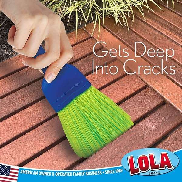 LOLA Whisk Broom, Hand Brush, 2 Pack, Durable Bristles, Whisks Away Dirt & Debris, Compact, Hang Hole for Easy Storage, Indoor/Outdoor - Image 5