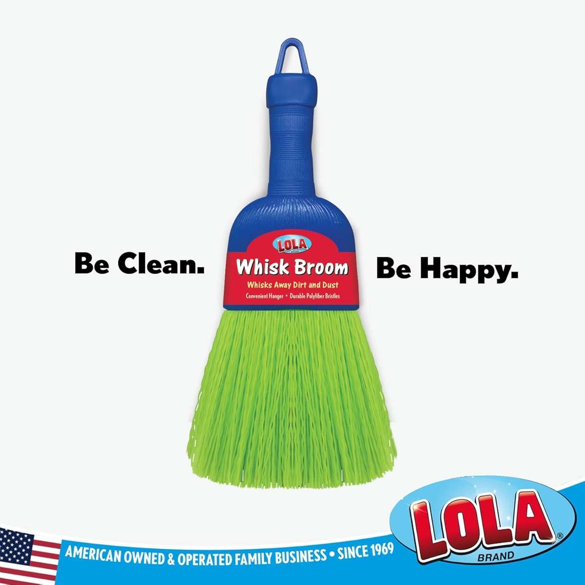 LOLA Whisk Broom, Hand Brush, 2 Pack, Durable Bristles, Whisks Away Dirt & Debris, Compact, Hang Hole for Easy Storage, Indoor/Outdoor - Image 8
