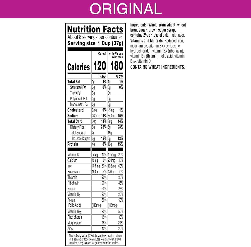 Kellogg's Complete Bran Breakfast Cereal, Fiber Cereal, Family Breakfast, Original, 11.6oz Box (1 Box) - Image 2