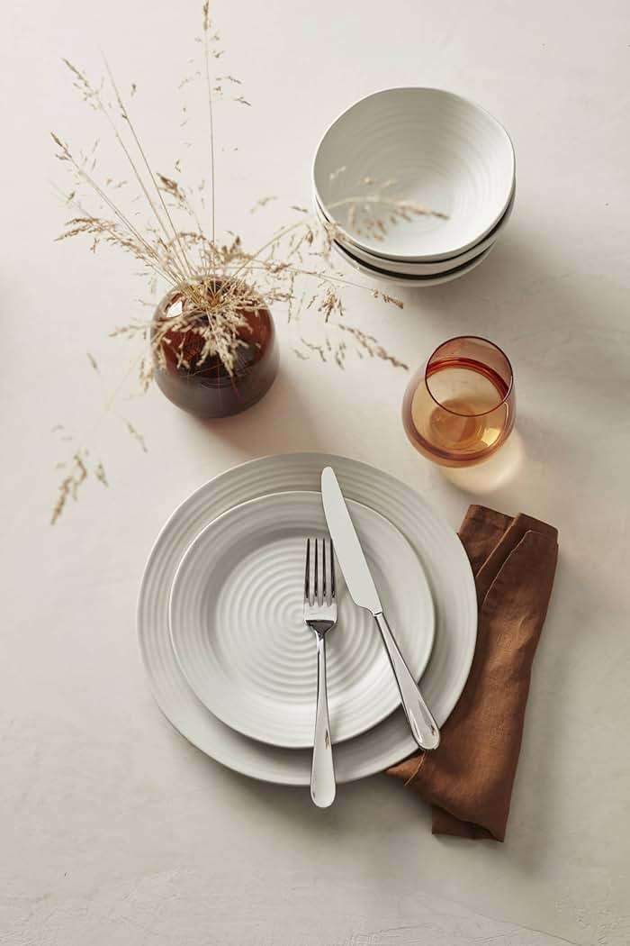 Oneida Silverware Set, Grant 20 Piece Everyday Flatware Set, Service For 4, 18/0 Stainless Steel, Dishwasher Safe, Knives Spoons And Forks Set, Dishwasher Safe, Home And Kitchen (Silver, 20 Pieces) - Image 9