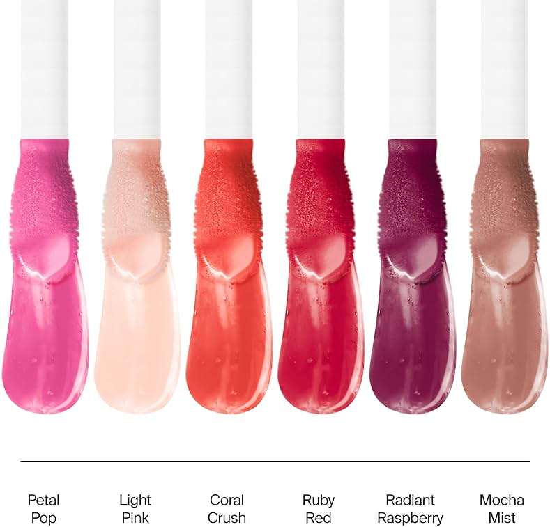 Neutrogena Hydro Boost Lip Oil, Hyaluronic Acid Hydrates and Nourishes, Mirror-Like Shine for Fuller-Looking Lips, Tinted Gloss Adds Pop of Color, Formulated Without Parabens, Light Pink, .2 fl oz - Image 5
