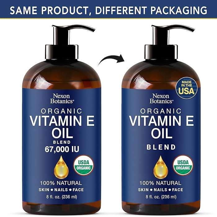 Organic Vitamin E Oil Blend 8 fl oz - Made from Pure, Natural Oils for Skin, Scars & Face - Aceite de Vitamina E - Nexon Botanics - Image 4