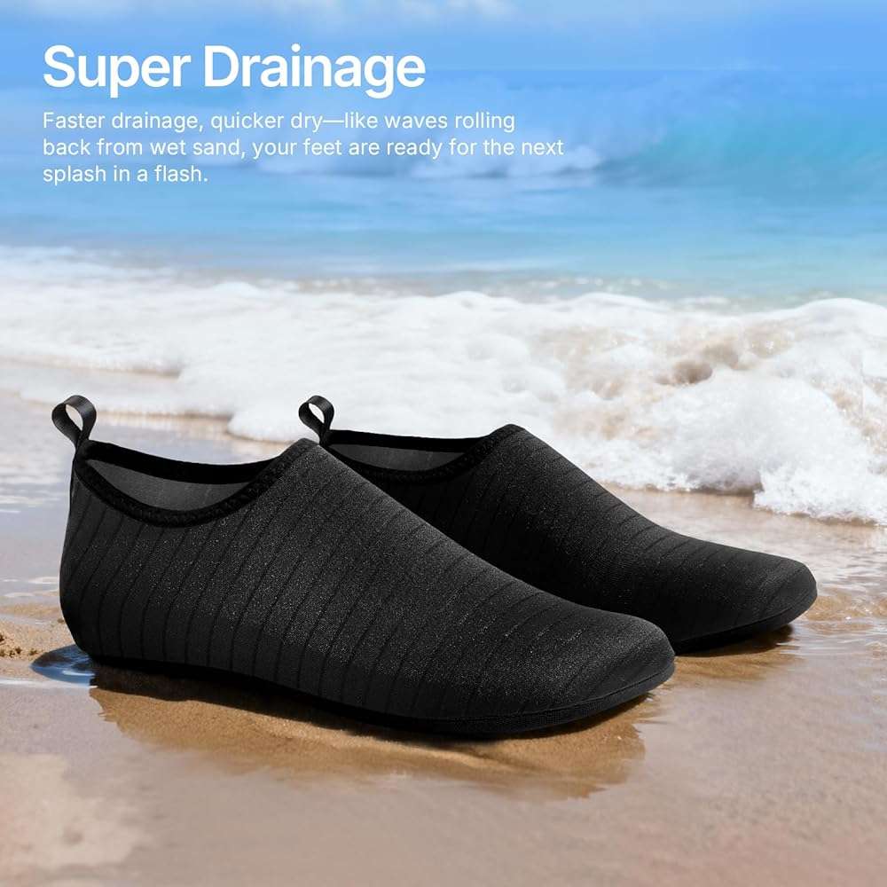 Tanamo Water Shoes for Women Men for Swim Pool Beach Camping Cruise Vacation Quick-Dry Aqua Socks Barefoot Yoga Travel Accessories Must Haves Zapatos De Agua 2026 New - Image 4