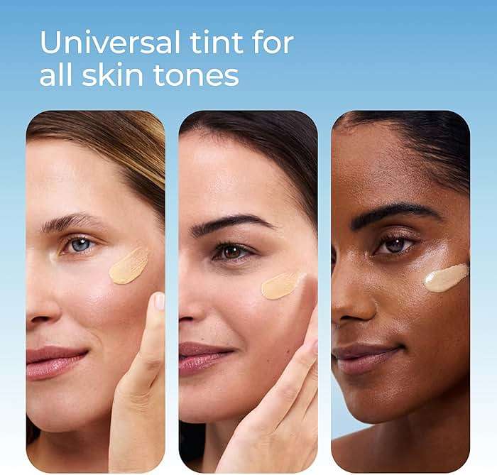 Eucerin Sun Tinted Age Defense Face Sunscreen Lotion SPF 50 with Hyaluronic Acid, Tinted Sunscreen for Face, Blendable Tint for All Skin Tones, Non Comedogenic and Hypoallergenic, 2.5 Fl Oz Bottle - Image 5