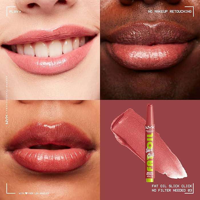 NYX PROFESSIONAL MAKEUP Fat Oil Slick Click, Lightweight, Buildable, Pigmented Vegan Lip Balm - No Filter Needed - Image 2