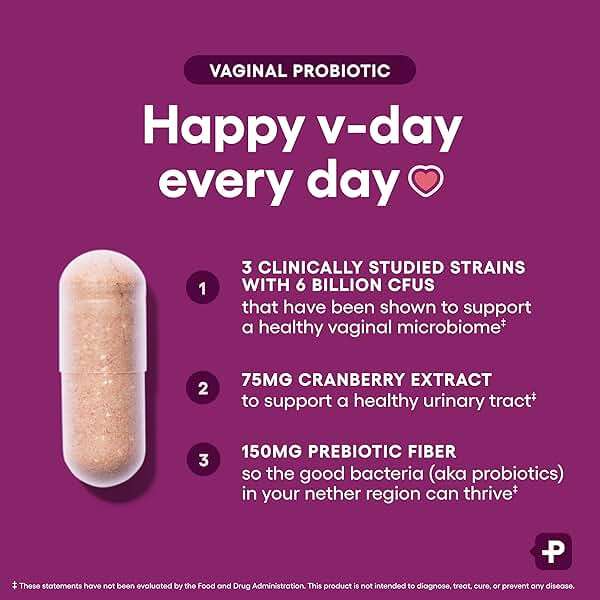 Physician's CHOICE Vaginal Probiotics for Women - pH Balance, Odor Control, Yeast Balance, Vaginal Flora & Feminine Health - 6B CFU with Organic Prebiotics and Cranberry Extract - 30 CT - Image 3
