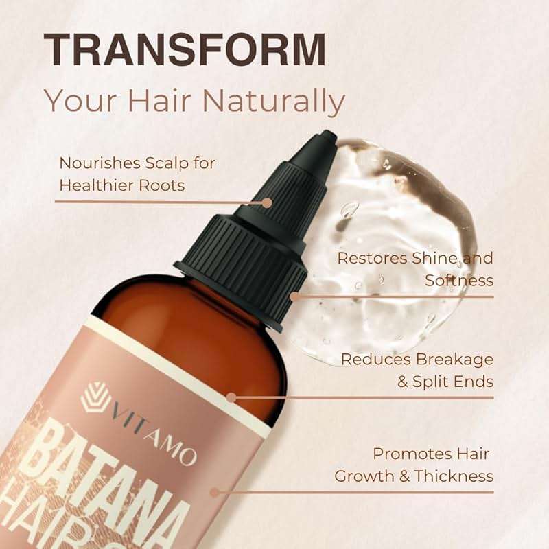 Premium Batana oil for Hair Growth |100% Raw Elaeis Oleifera for Natural Scalp Care | Dr Sebi Hair Shine treatment for Men & Women | Natural Cold Pressed Extraction Method | Liquid Formula - Image 3