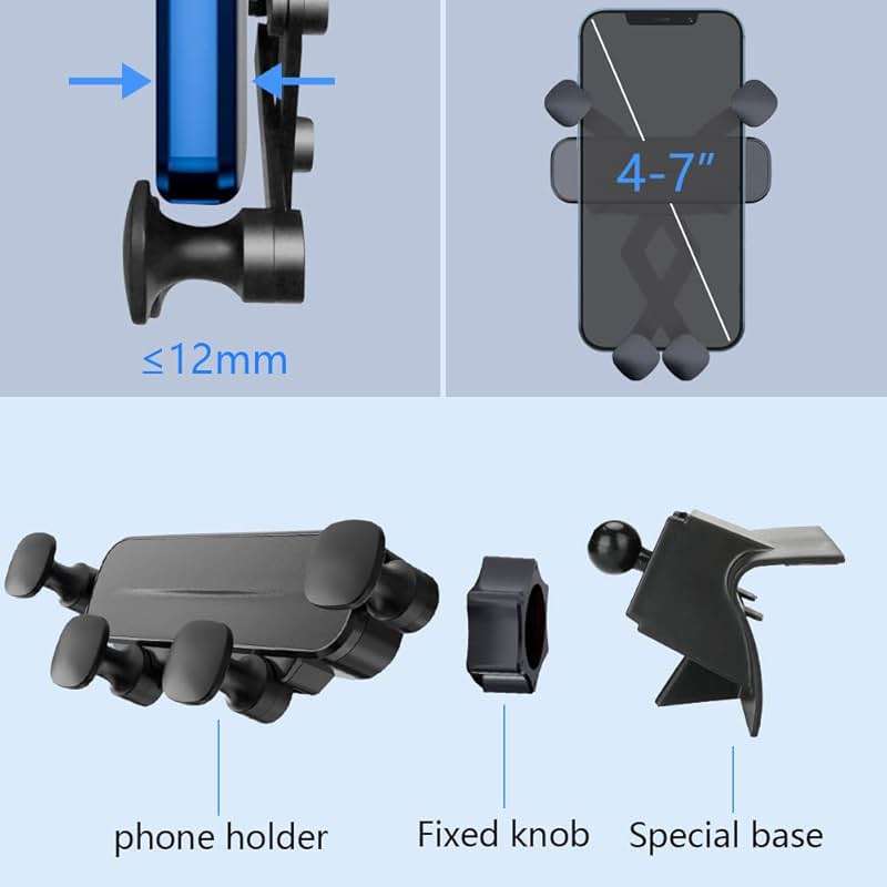 LUNQIN Car Phone Holder Mount for 2021 2022 2023 2024 Toyota Camry Auto Accessories Interior Decoration Mobile Cell Smartphone Bracket - Image 6