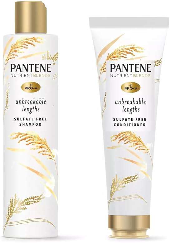 Pantene Nutrient Blends Unbreakable Lengths Shampoo and Conditioner Set - Image 1