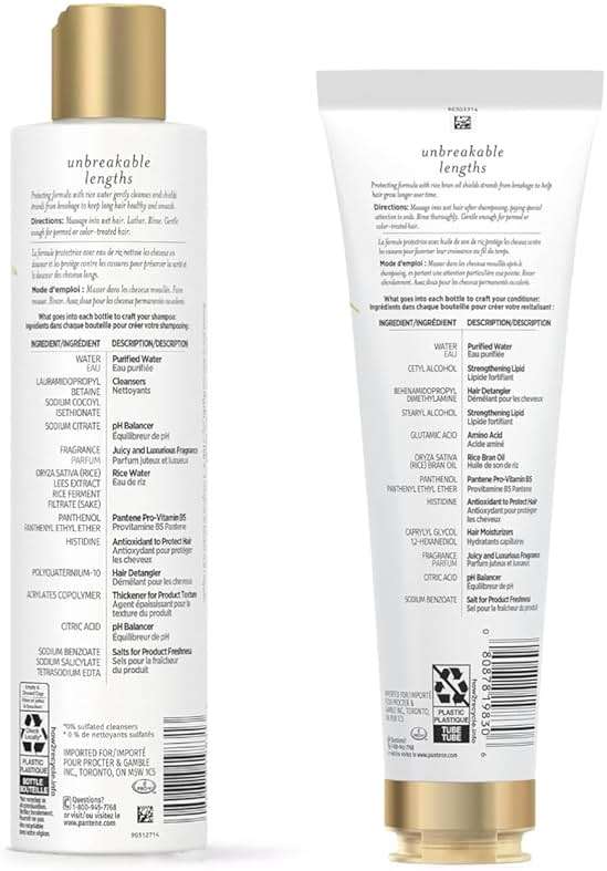 Pantene Nutrient Blends Unbreakable Lengths Shampoo and Conditioner Set - Image 2