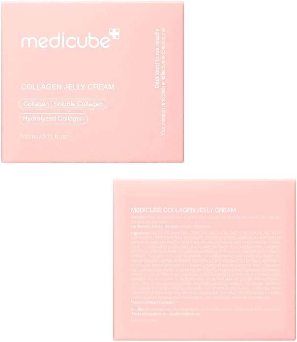 medicube Jelly Cream with Collagen, Niacinamide | Freeze-Dried Hydrolyzed Collagen for Skin Barrier Hydration & 24H Glow | Plumper, Firmer looking skin | 3.71 fl.oz - Image 8