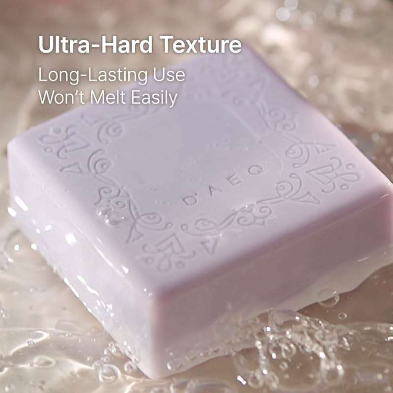 D’AEQ Shampoo Bar w/Jeju Cherry Blossom Scent | Gentle Deep Cleanser Infused w/Argan Oil & Coconut Oil, Natural Shine for All Hair Types | Silicone-Free & Sulfate-Free | Made in Korea | 3.0oz - Image 6