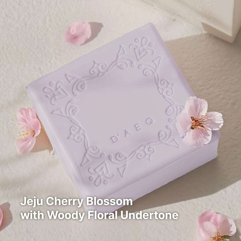 D’AEQ Shampoo Bar w/Jeju Cherry Blossom Scent | Gentle Deep Cleanser Infused w/Argan Oil & Coconut Oil, Natural Shine for All Hair Types | Silicone-Free & Sulfate-Free | Made in Korea | 3.0oz - Image 7